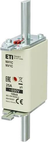 NH1C gG 25A/690V