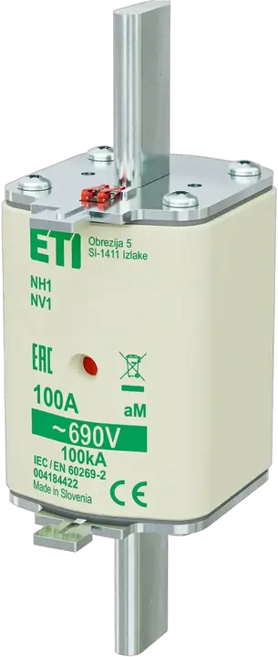 Slika NH1 aM 100A/690V