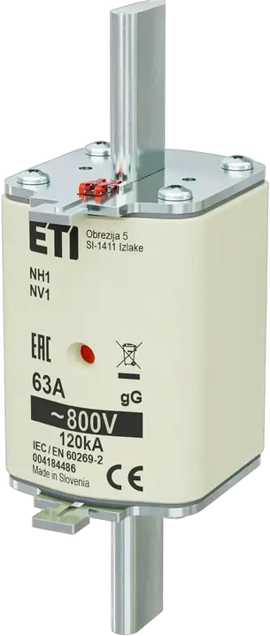 Slika NH1 gG 63A/800V