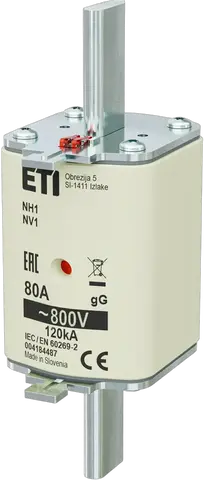Slika NH1 gG 80A/800V