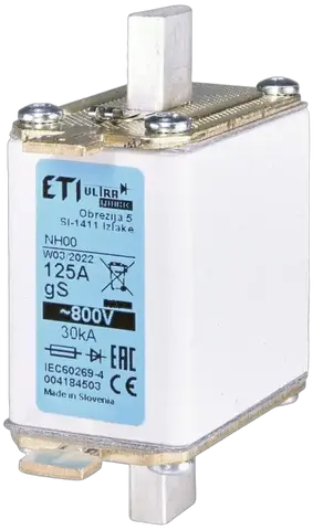 Slika NH00 gS 80A/800V