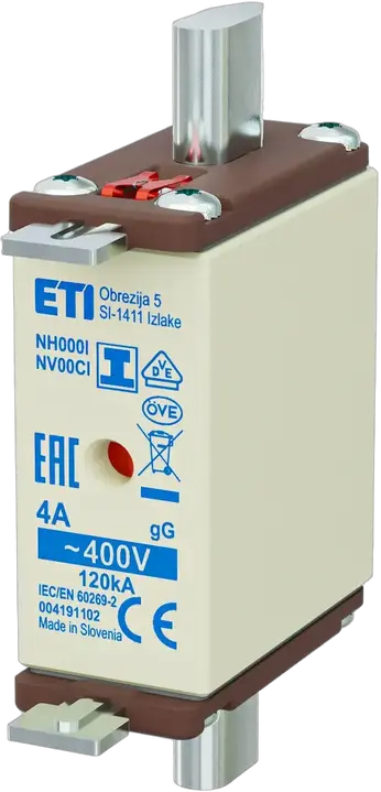 Slika NH000/I gG 4A/400V