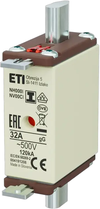 Slika NH000/I gG 32A/500V