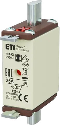 NH000/I gG 35A/500V