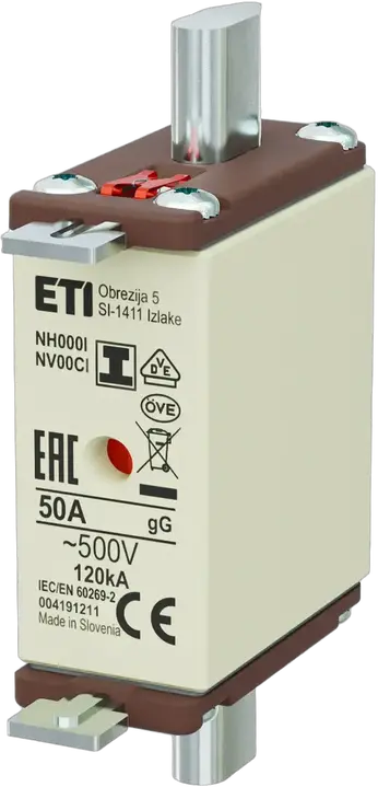 Slika NH000/I gG 50A/500V
