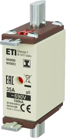 NH000/I gG 35A/690V