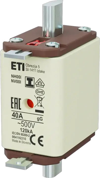 Slika NH00/I gG 40A/500V