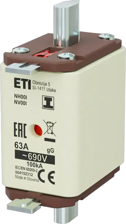 Slika NH00/I gG 63A/690V