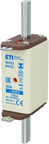 NH1C/I gG 63A/400V