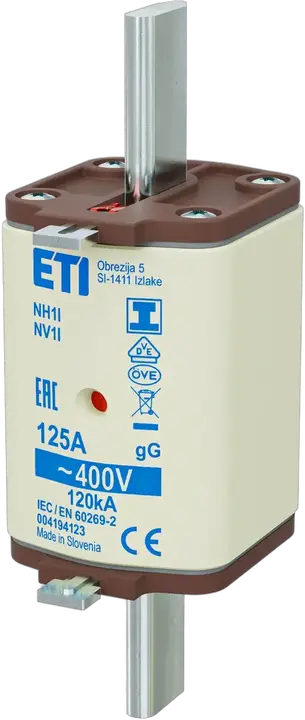 Slika NH1/I gG 125A/400V