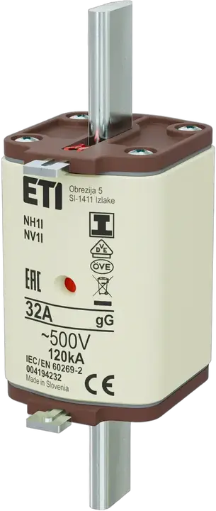Slika NH1/I gG 32A/500V