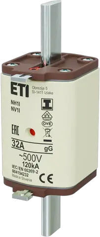 NH1/I gG 32A/500V