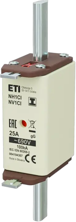 Slika NH1C/I gG 25A/690V