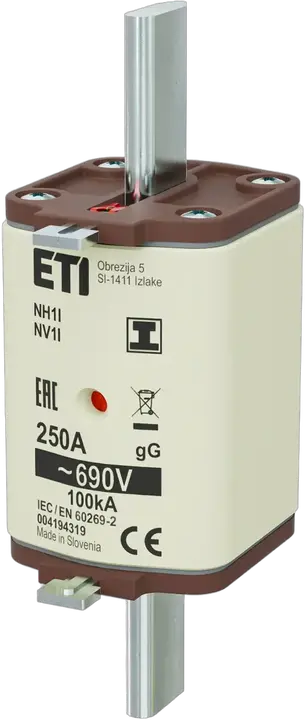 Slika NH1/I gG 250A/690V