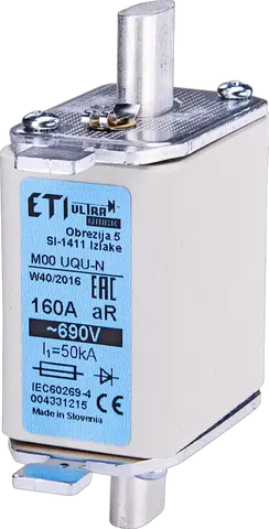 NH00 UQ gR 16A/690V