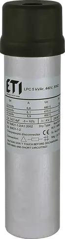 Slika LPC 5 kVAr, 440V, 50Hz