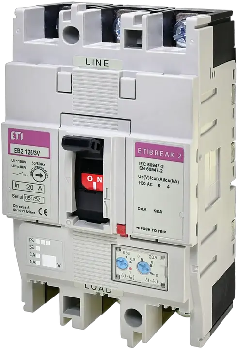 Slika EB2 125/3V 20A 3p 1100V