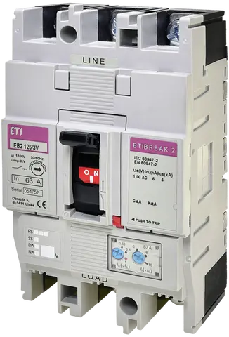 EB2 125/3V 63A 3p 1100V
