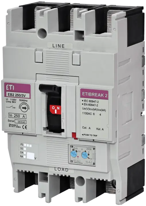 Slika EB2 250/3V 250A 3p 1100V