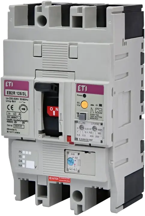 Slika EB2R 125/3L 63A 3P