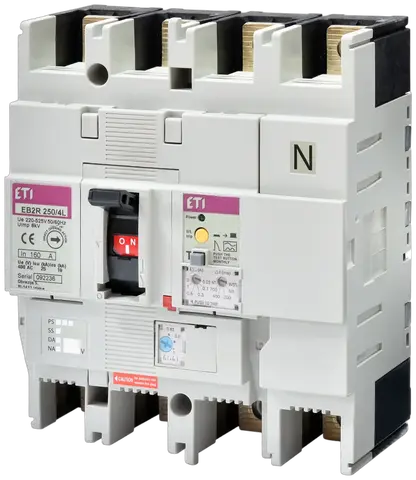 EB2R 250/4L 160A 4P