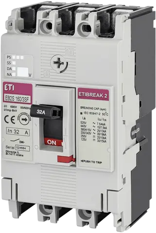 EB2S 160/3SF 32A 3p
