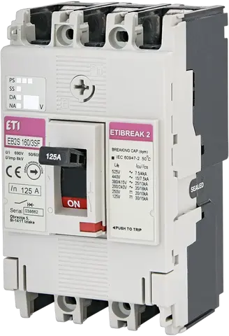 EB2S 160/3SF 125A 3p