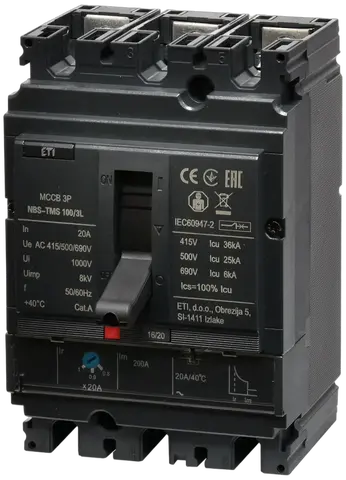 Slika NBS-TMS 100/3L  20A 3P