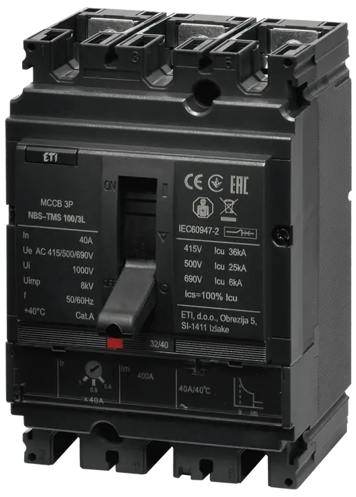 Slika NBS-TMS 100/3L  40A 3P