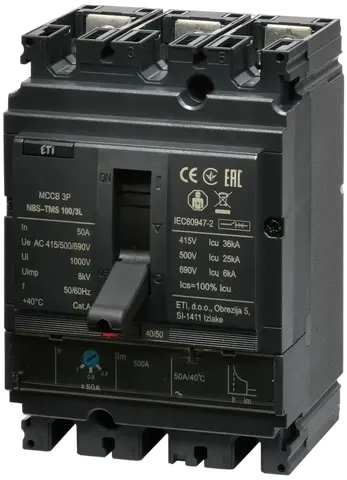 Slika NBS-TMS 100/3L  50A 3P