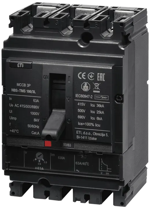 Slika NBS-TMS 100/3L  63A 3P