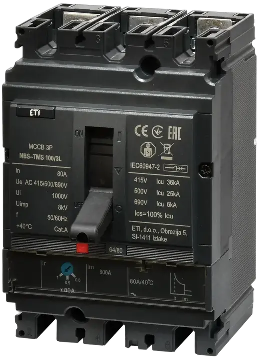 Slika NBS-TMS 100/3L  80A 3P