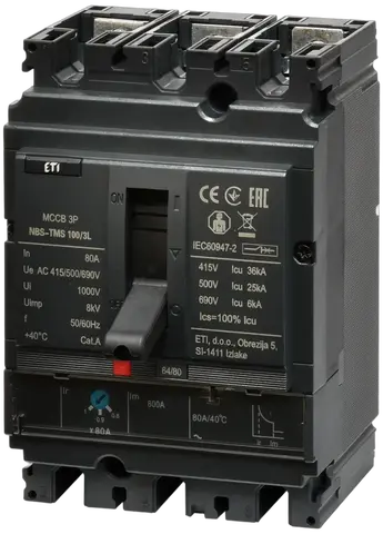 Slika NBS-TMS 100/3L  80A 3P
