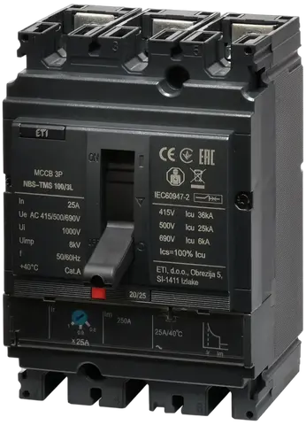 Slika NBS-TMS 100/3L  25A 3P