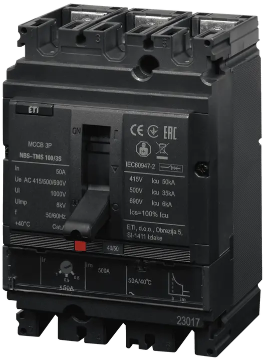 Slika NBS-TMS 100/3S  50A 3P