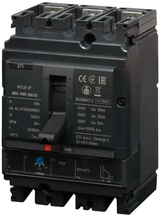 Slika NBS-TMS 100/3S  80A 3P