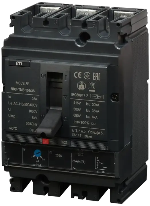 Slika NBS-TMS 100/3S  25A 3P