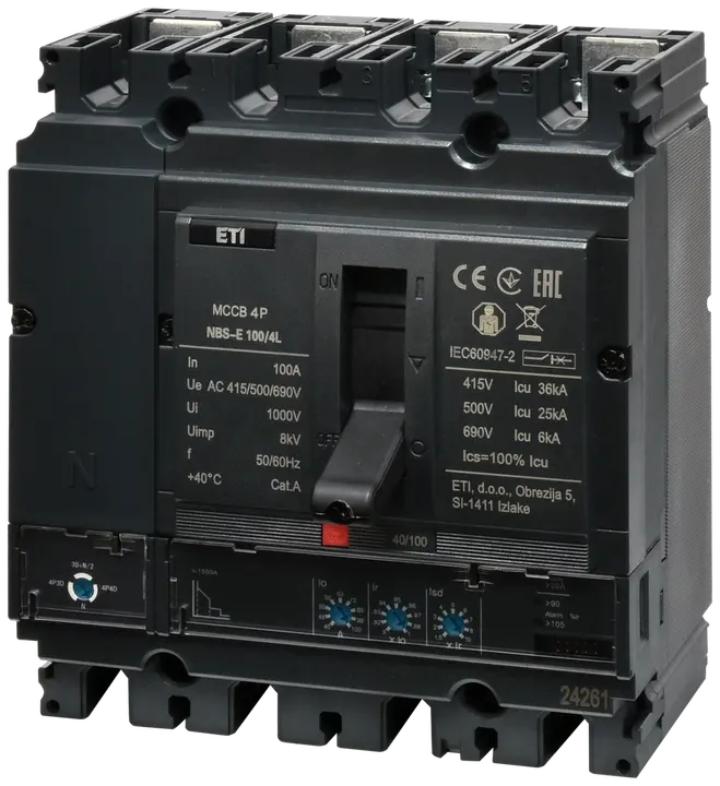 Slika NBS-E 100/4L 100A 4P