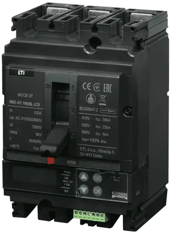 NBS-EC 100/3L LCD 100A 3P