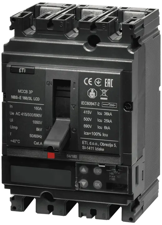 Slika NBS-E 160/3L LCD 160A 3P