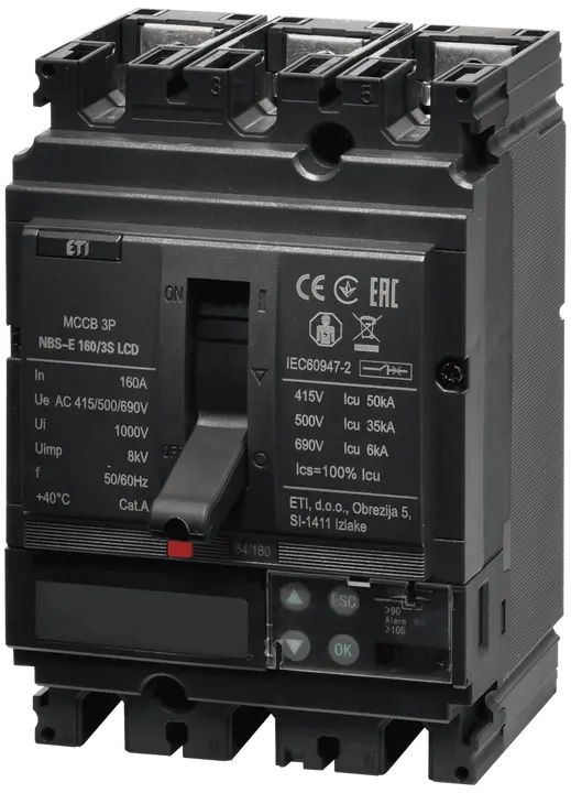 Slika NBS-E 160/3S LCD 160A 3P