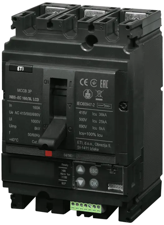 Slika NBS-EC 160/3L LCD 160A 3P