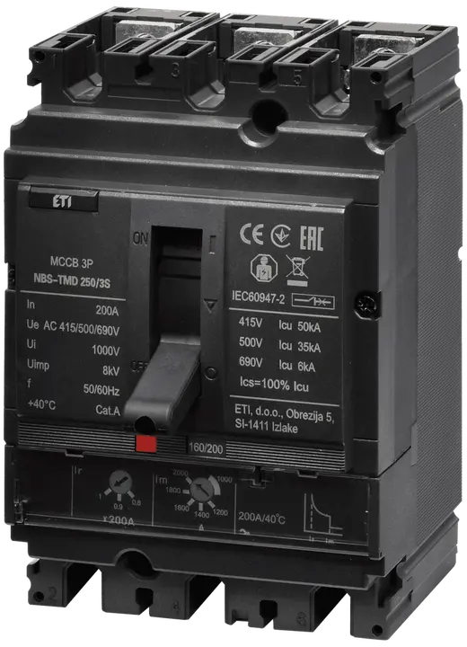 Slika NBS-TMD 250/3S 200A 3P