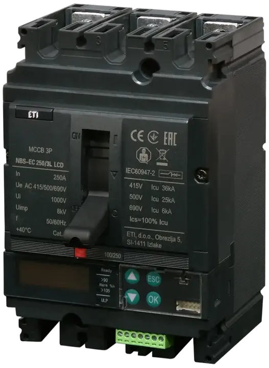 Slika NBS-EC 250/3L LCD 250A 3P
