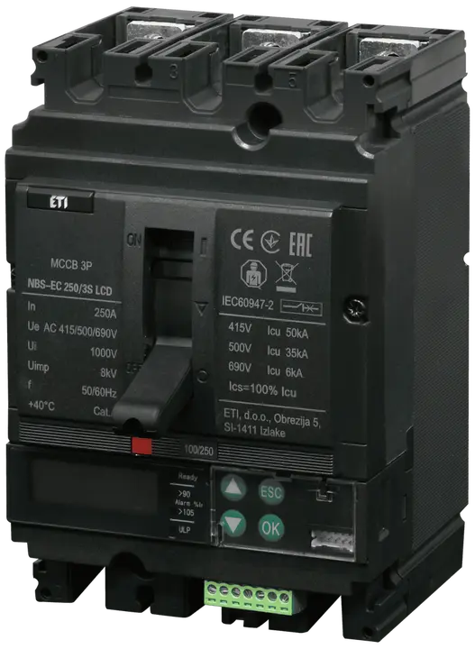 Slika NBS-EC 250/3S LCD 250A 3P
