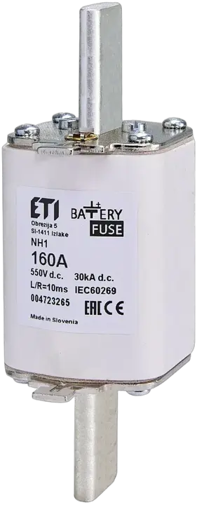 Slika NH1 gBat 160A/550V DC