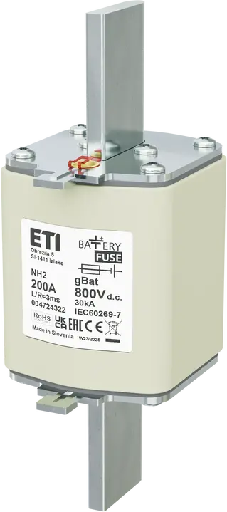 Slika NH2 gBat 200A/800V DC