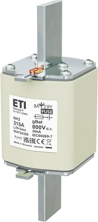 Slika NH2 gBat 315A/800V DC