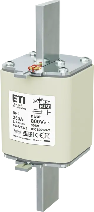 Slika NH2 gBat 350A/800V DC