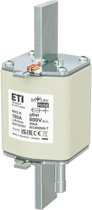 Slika NH2/K gBat 160A/800V DC